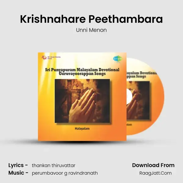 Krishnahare Peethambara Song mp3 | Unni Menon