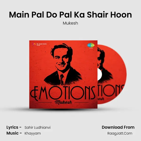 Main Pal Do Pal Ka Shair Hoon Song mp3 | Mukesh